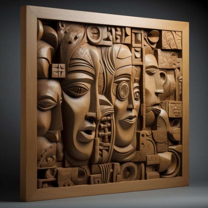 نموذج ثلاثي الأبعاد لآلة CNC 3D Art 